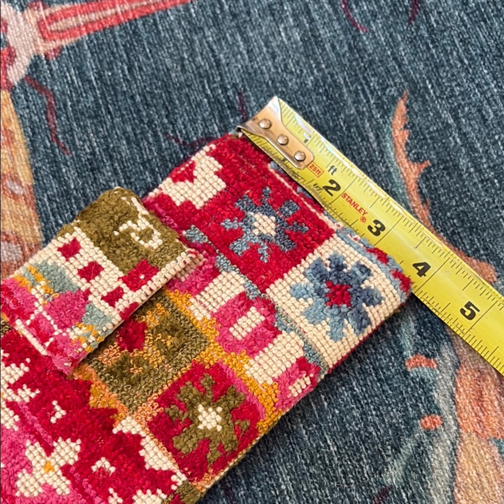 Colorful Vintage Patchwork Wallet - Picture 7 of 8